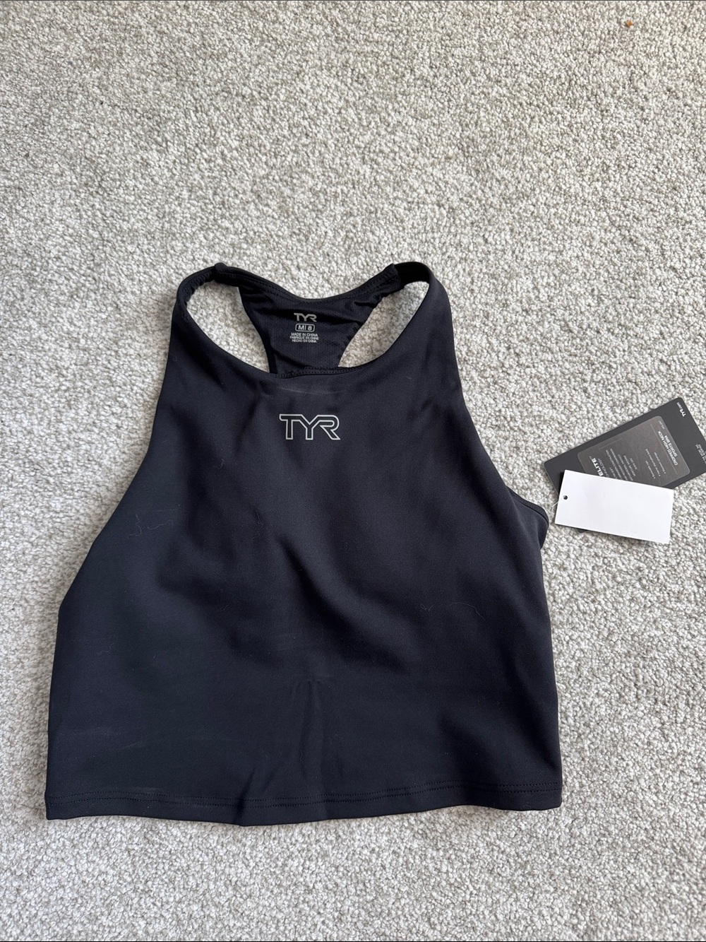 TYR Joule Elite high neck sports bra